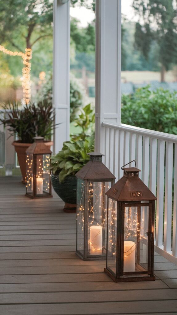 outdoor lighting idea front porch