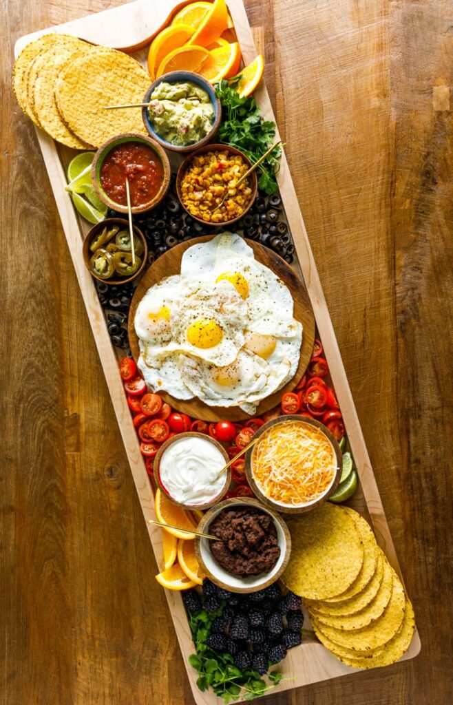 breakfast charcuterie board idea