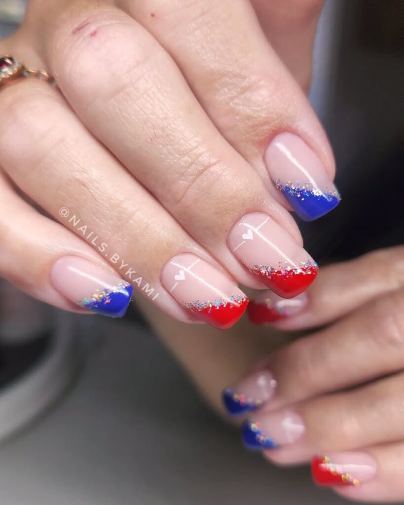 4th of July nails