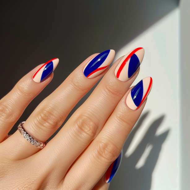 4th of July Nails