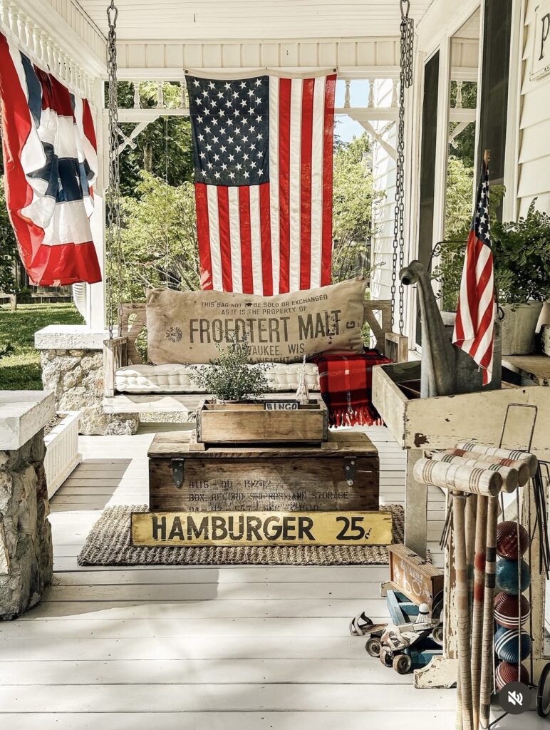 4th of July porch decorations