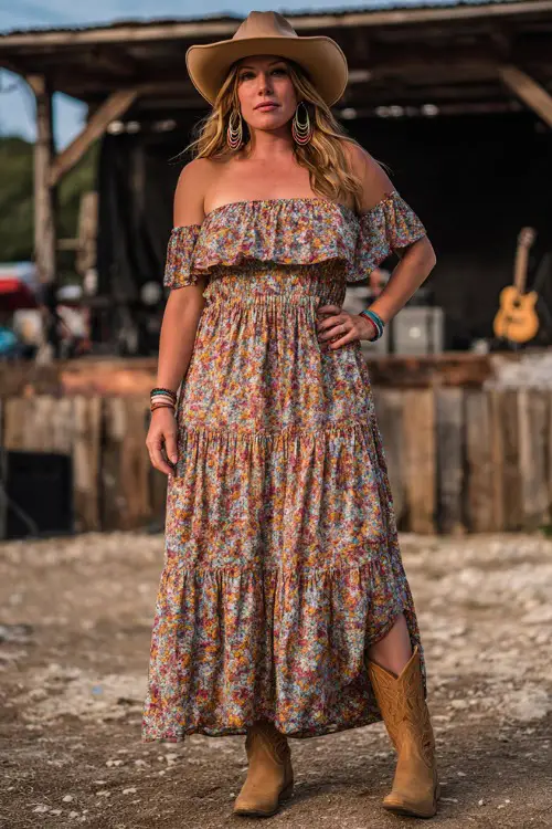 country concert outfit idea