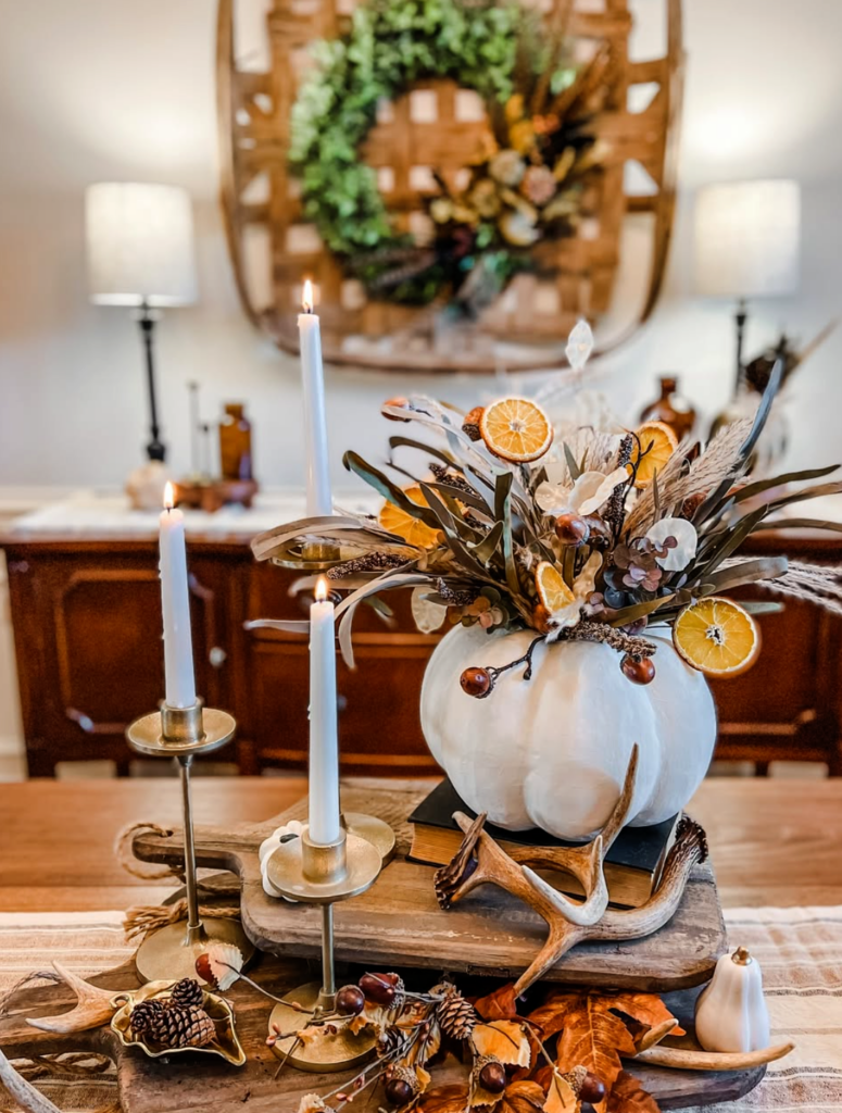 fall centerpiece table decor ideas