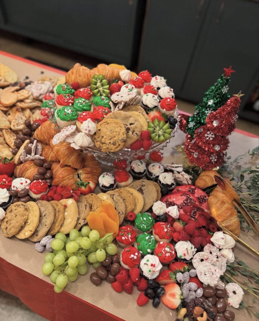 Christmas Party Charcuterie Board Idea
