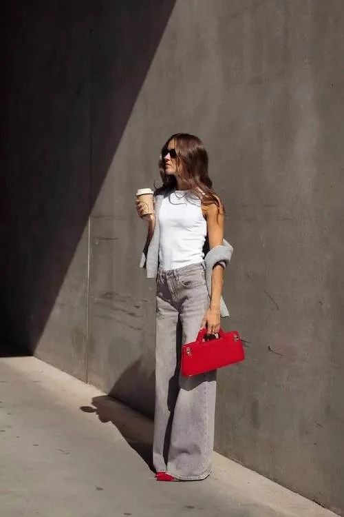 wide leg outfit ideas for women 