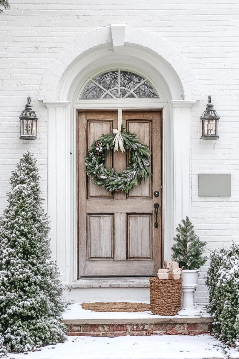 Winter Front Porch Decor