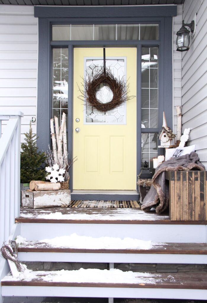 Winter Front Porch Decor Ideas
