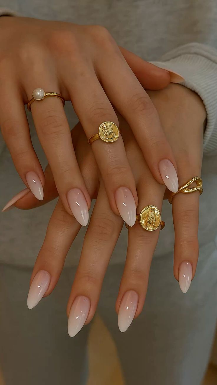 old money nail design idea