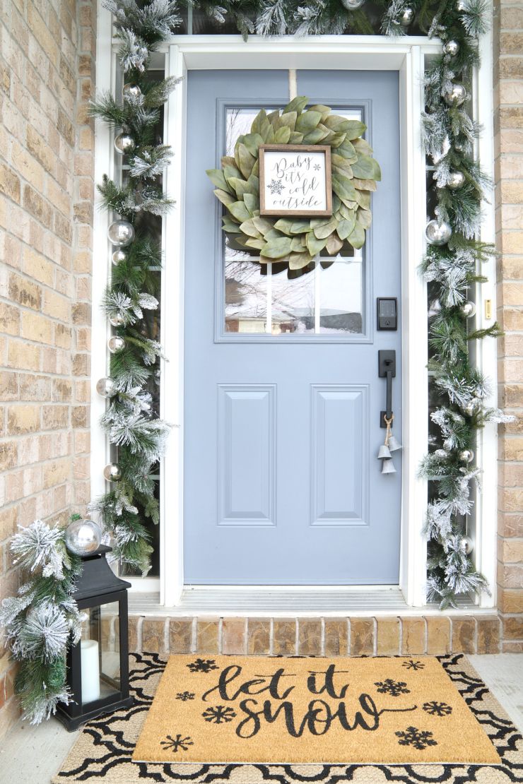 Winter porch decor ideas