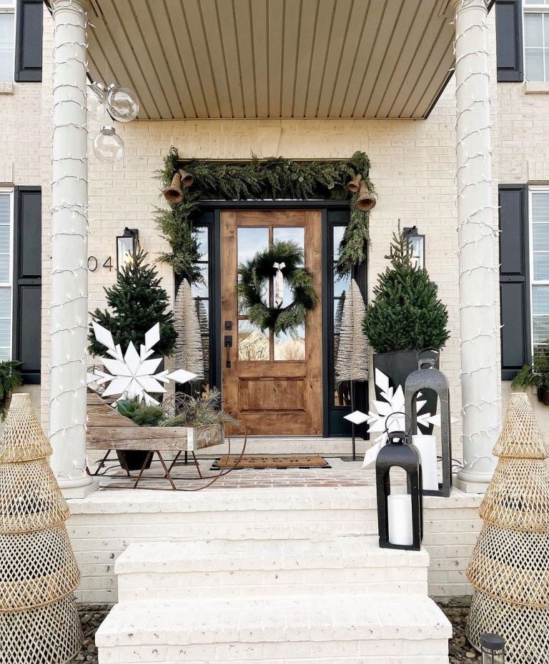 winter porch decor ideas