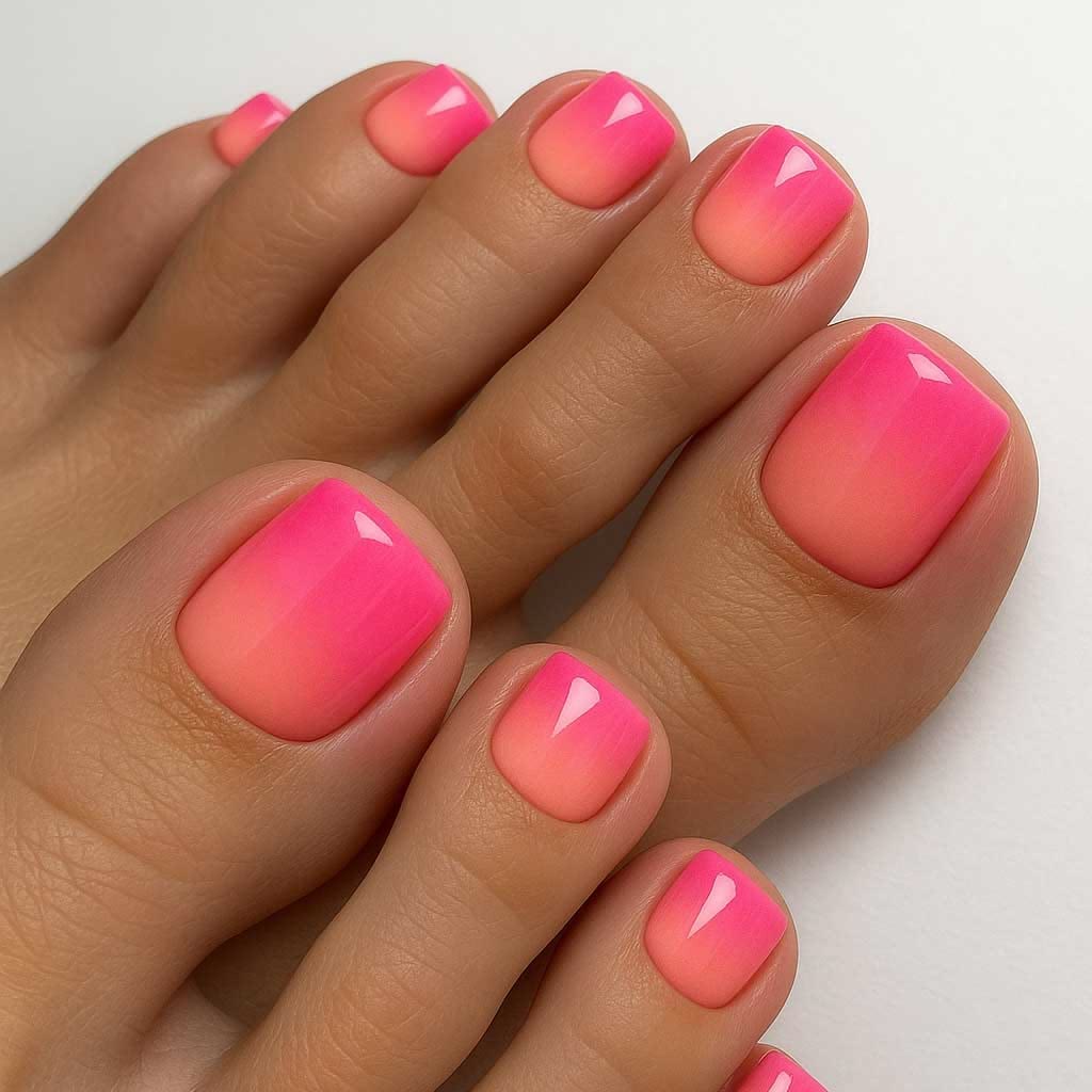 summer toe nail design idea