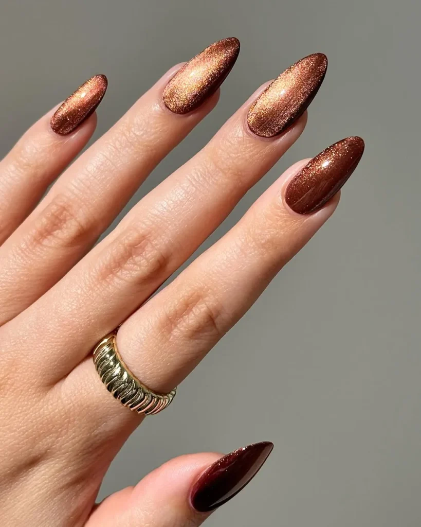 brown nail designs
