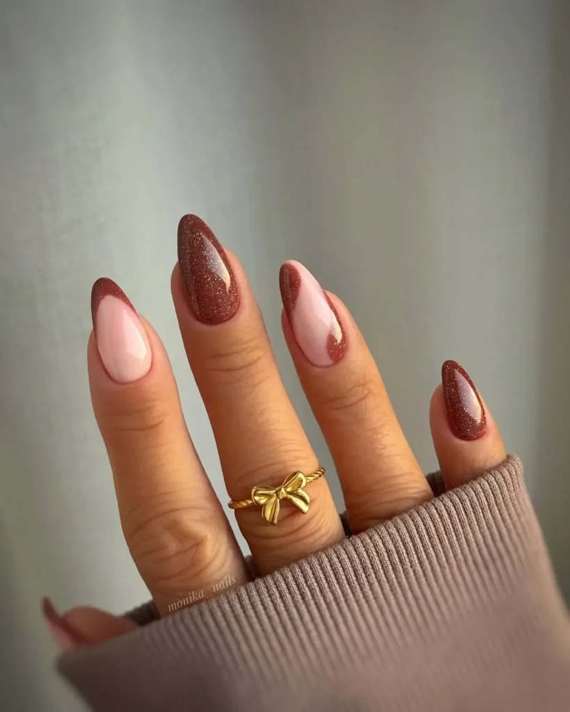 brown nail design ideas